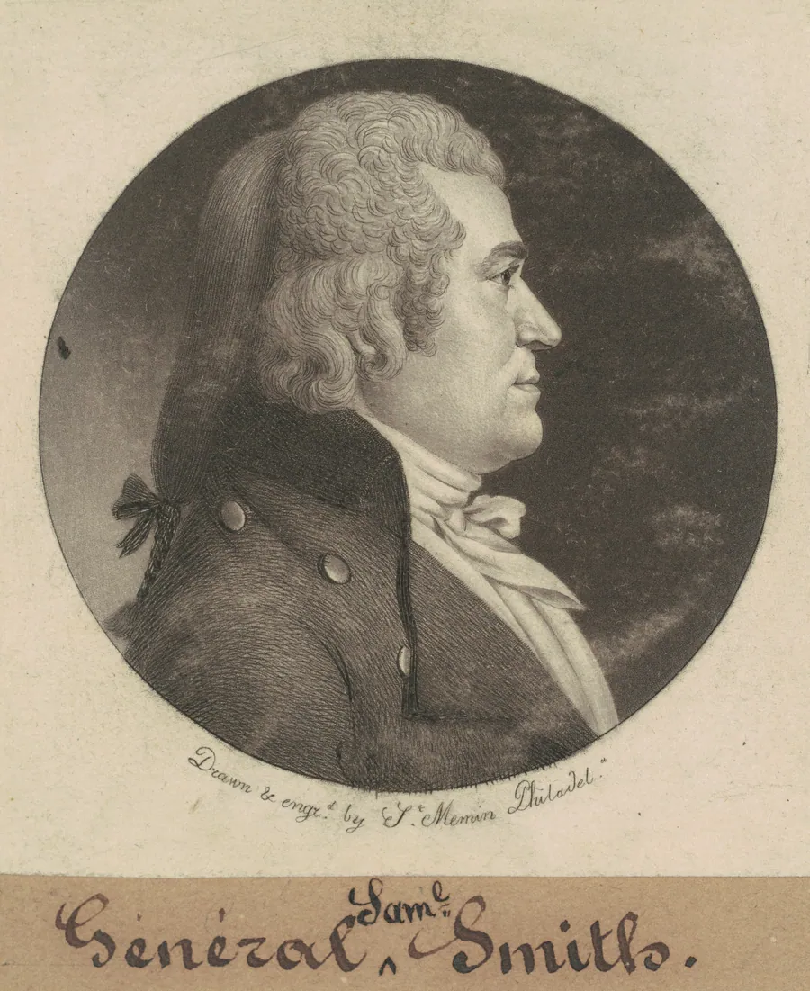 Samuel Smith by Charles B. J. Févret de Saint-Mémin