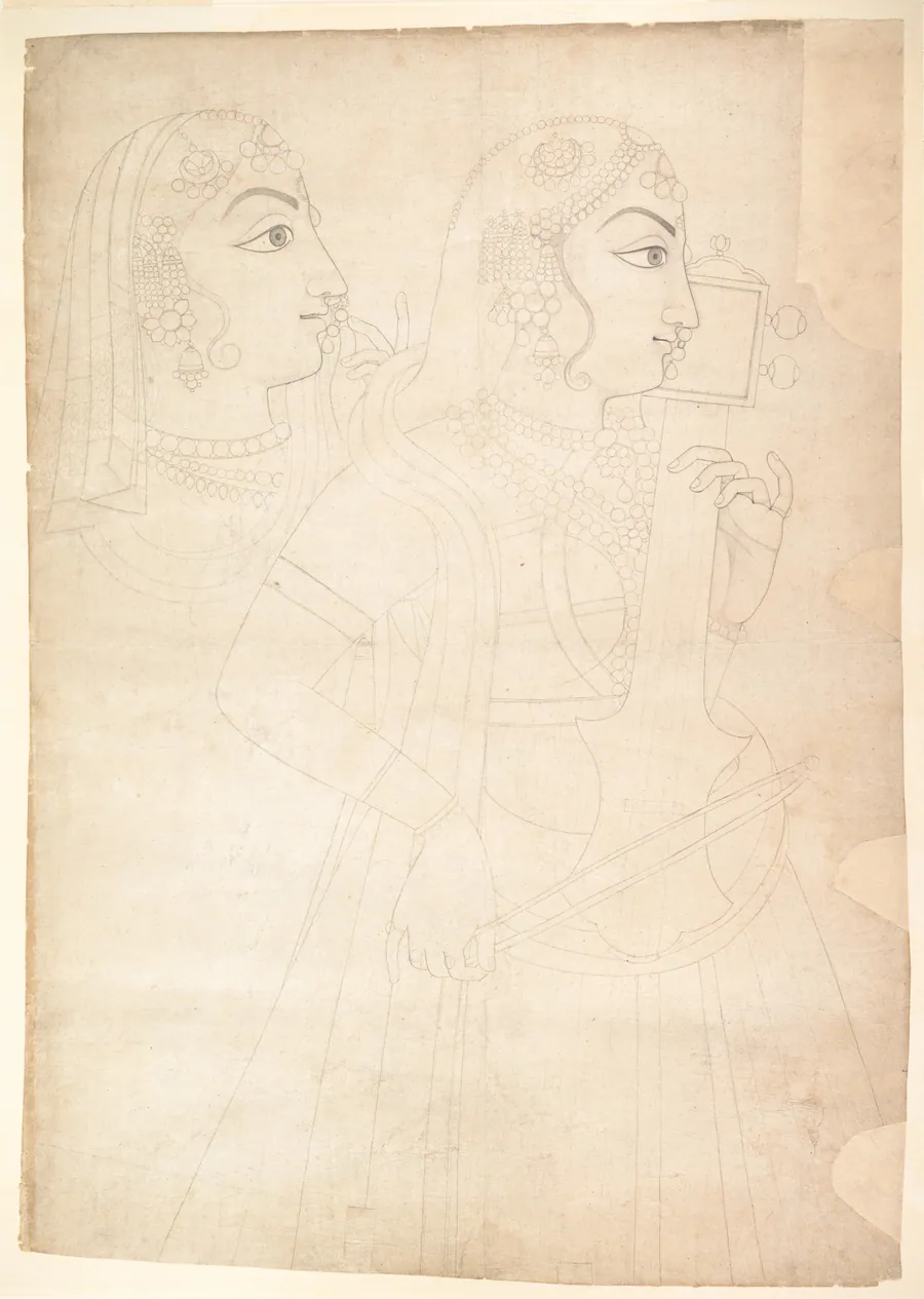 Drawing by Sahib Ram