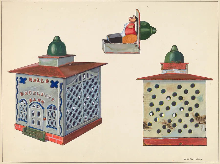 Wall's Excelsior Bank (mechanical) by William O. Fletcher