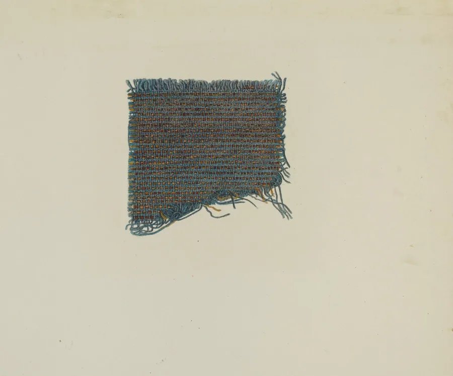 Linen and Cotton Homespun by American 20th Century