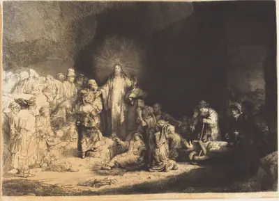Christ Preaching (The Hundred Guilder Print)
