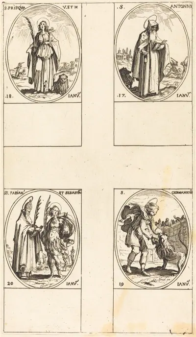 St. Anthony; St. Prisca; St. Germanicus; Sts. Fabian and Sebastian