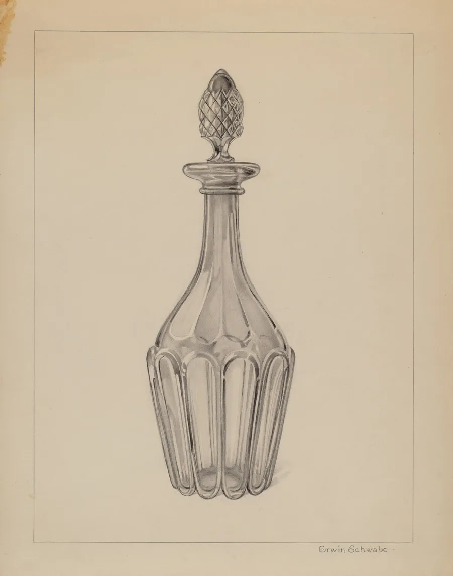 Glass Wine Decanter by Erwin Schwabe