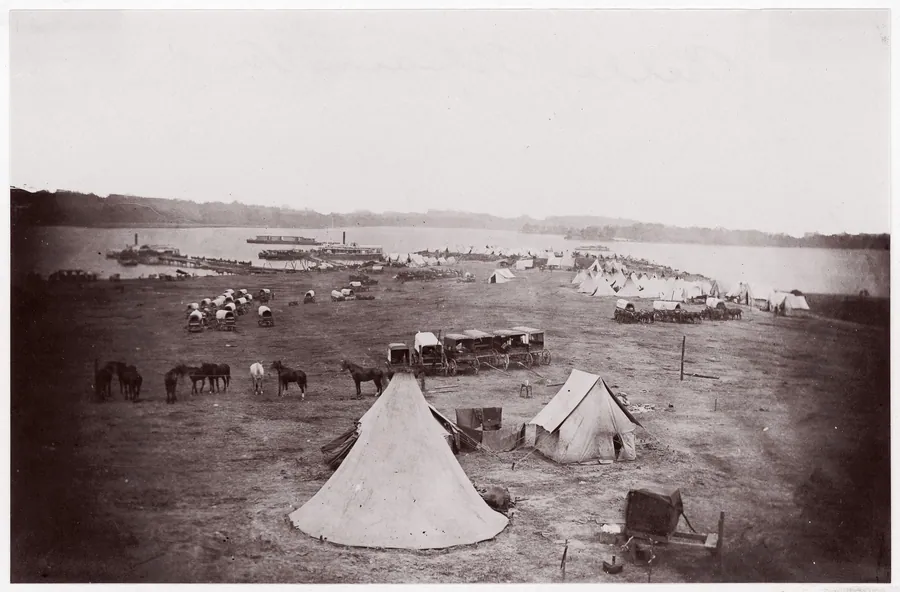 Belle Plain, Virginia by Timothy H. O'Sullivan