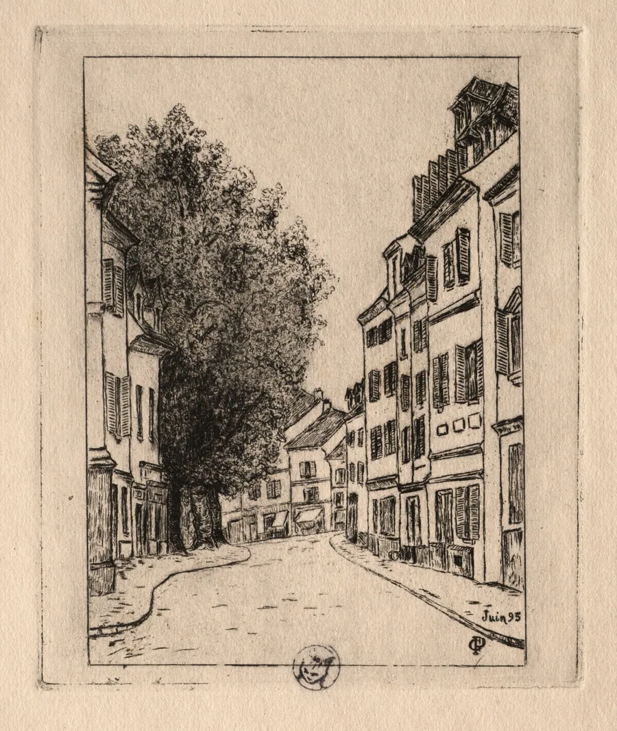 Six Etchings: Notre Dame, Pontoise by Paul Gachet