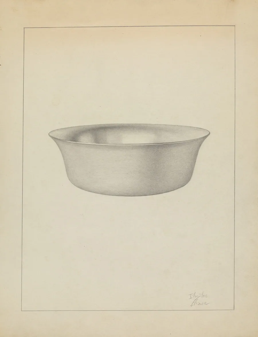 Silver Dish by Clayton Braun