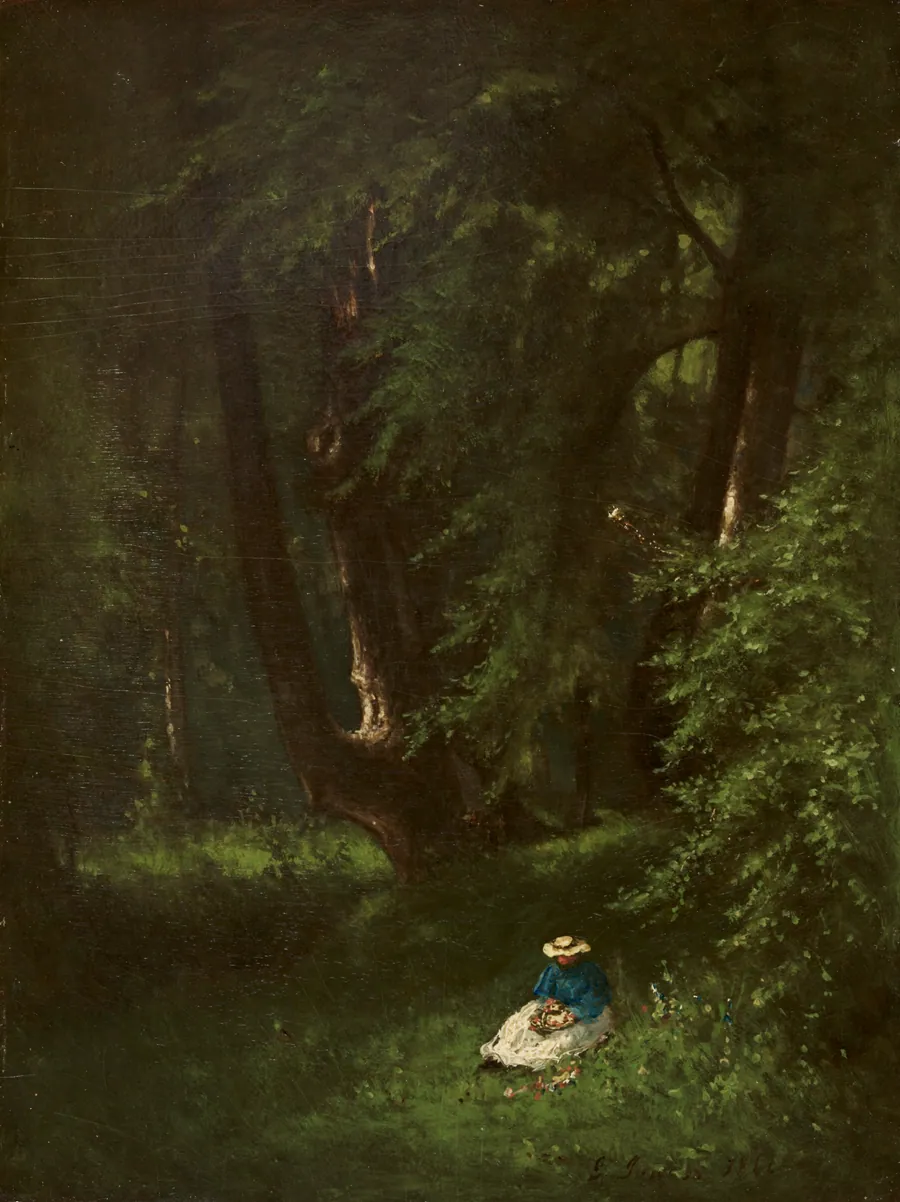 In the Woods by George Inness