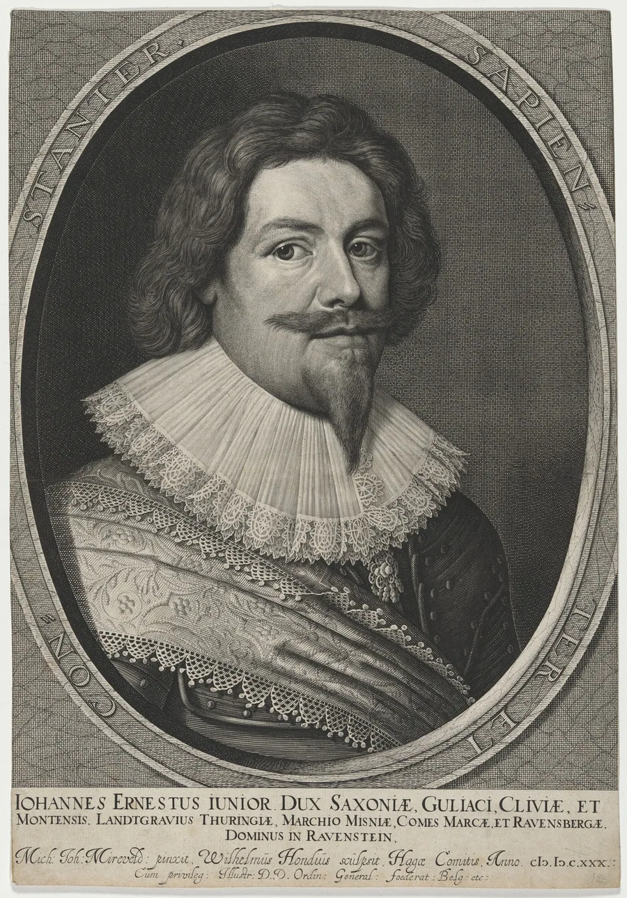John Ernest, Jr., Duke of Saxony by Willem Hondius