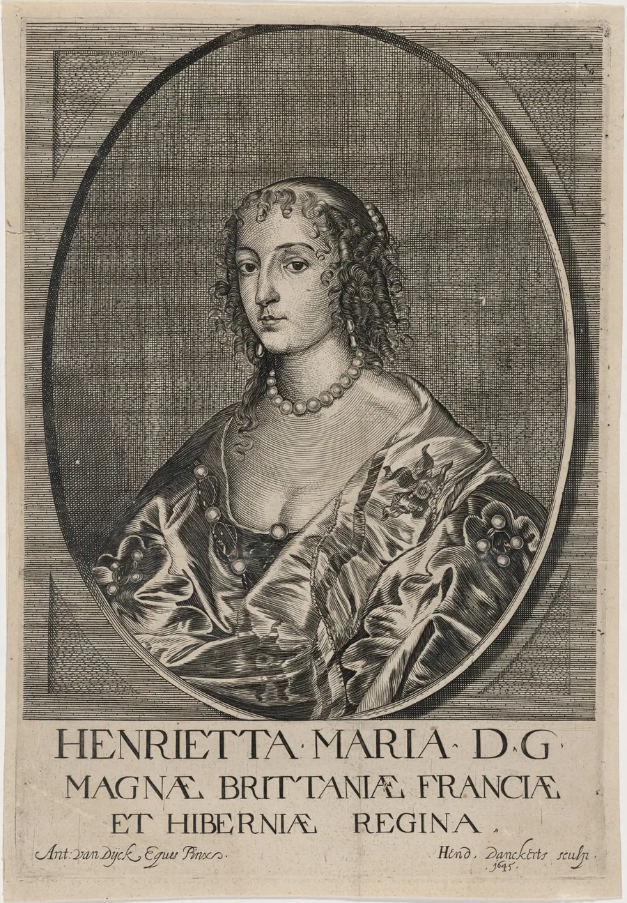 Henrietta Maria, Queen of Charles I by Hendrik Danckerts