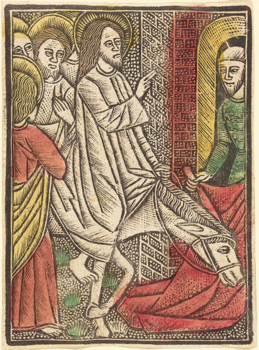 The Entry into Jerusalem by German 15th Century