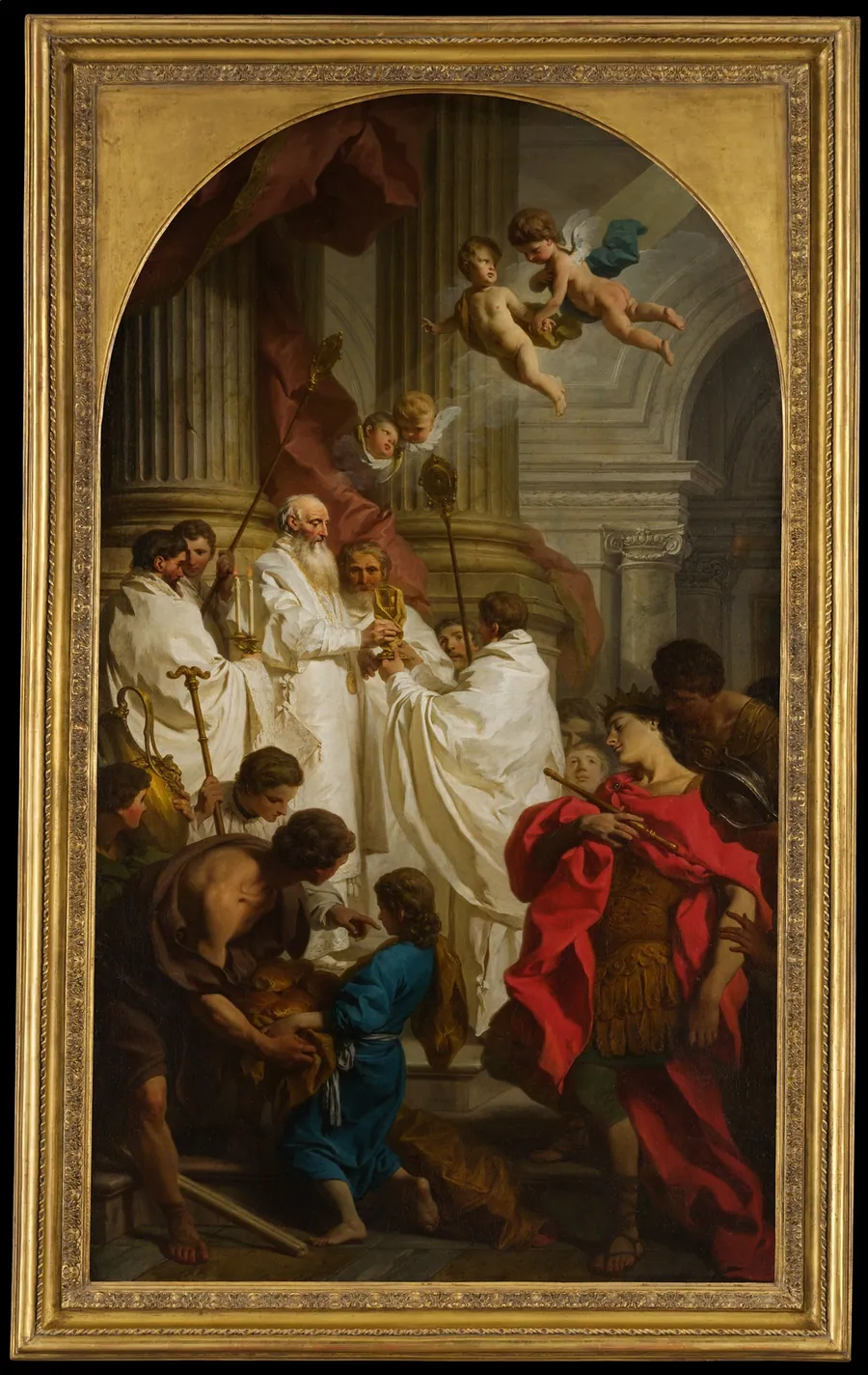 The Mass of Saint Basil by Pierre Hubert Subleyras