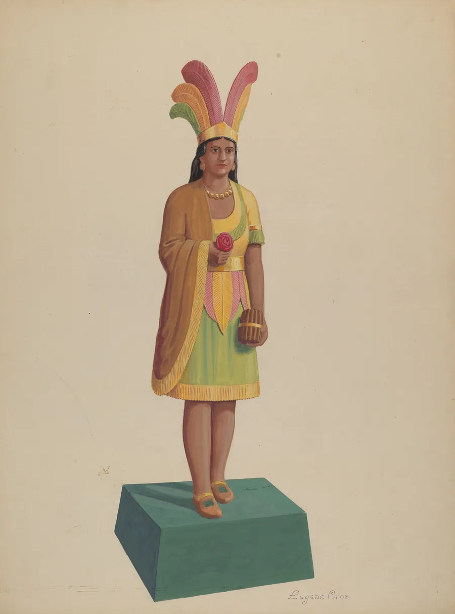 Cigar Store Indian by Eugene Croe