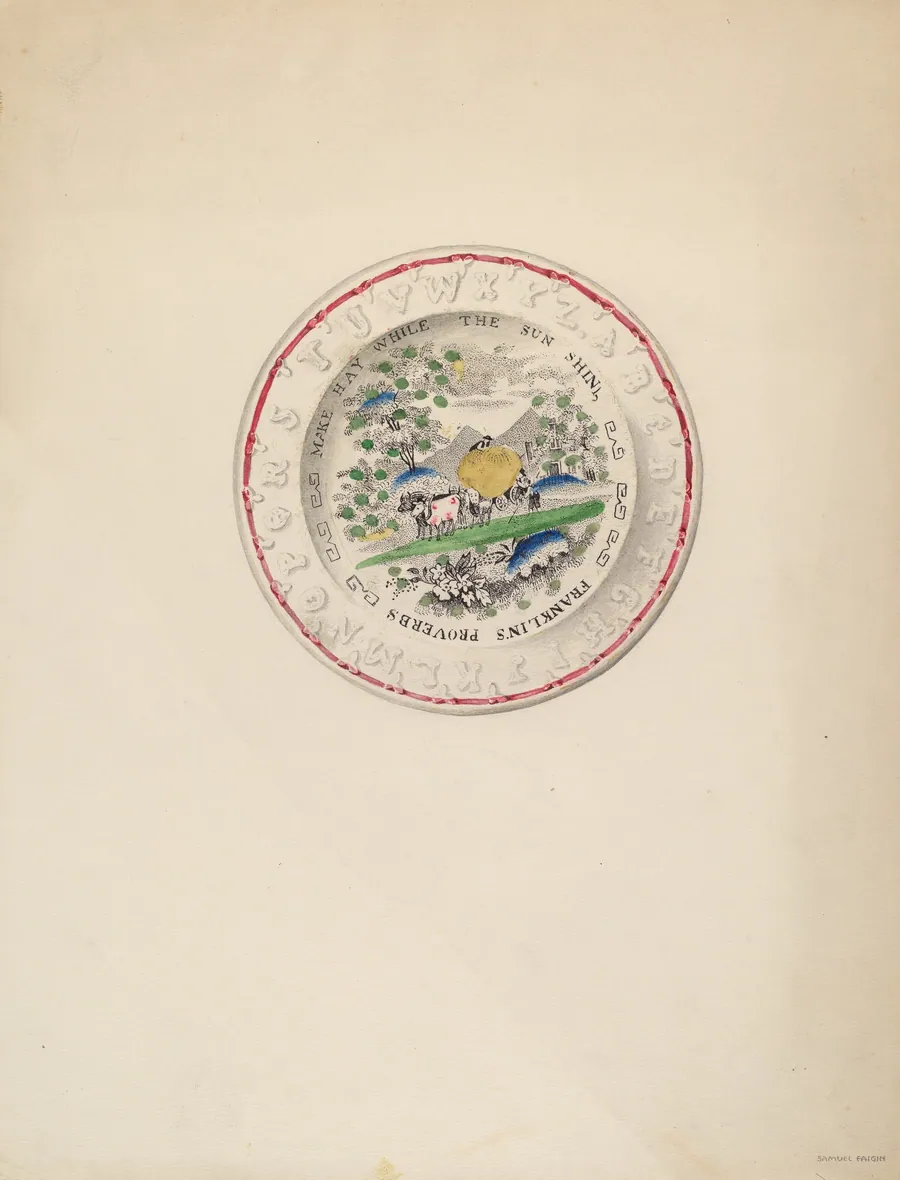 Plate by Samuel Faigin