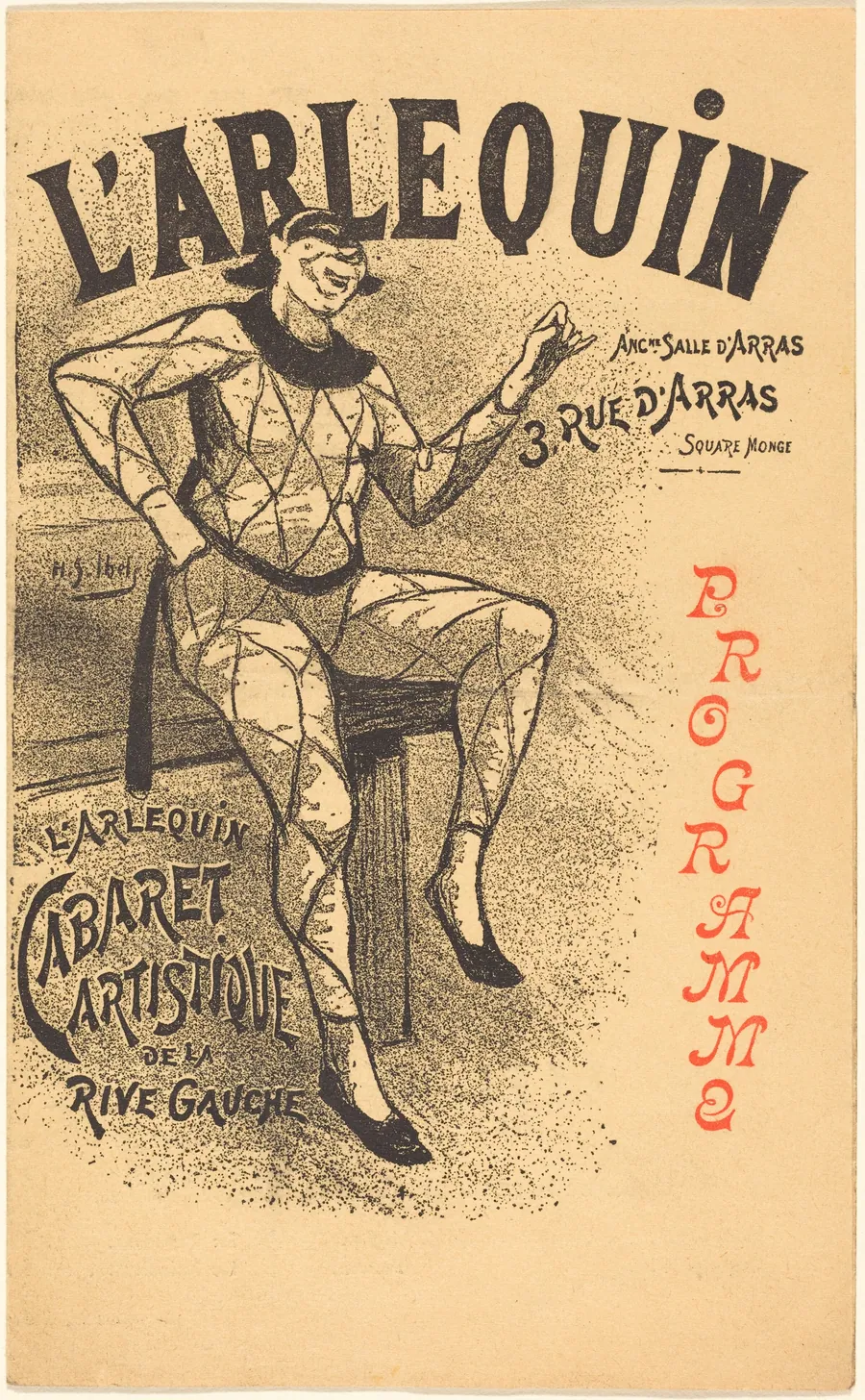 L'Arlequin by Henri-Gabriel Ibels