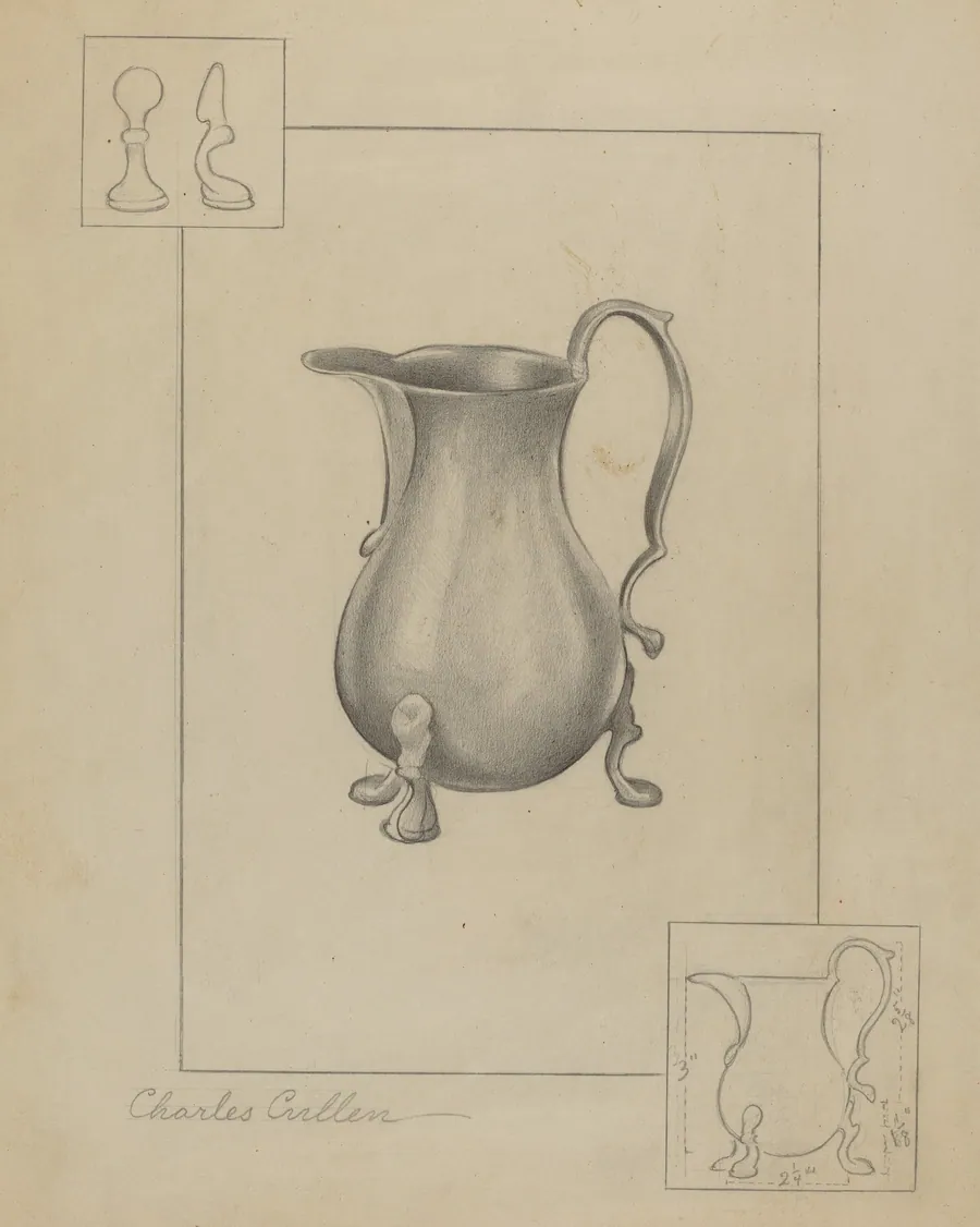 Pewter Pitcher by Charles Cullen