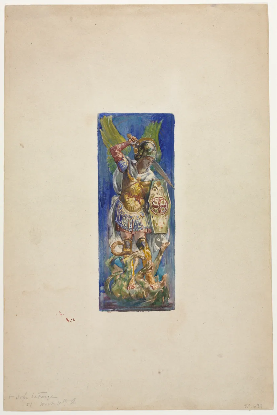 Design for Stained Glass by John La Farge