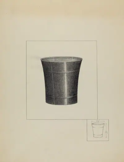 Pewter Beaker