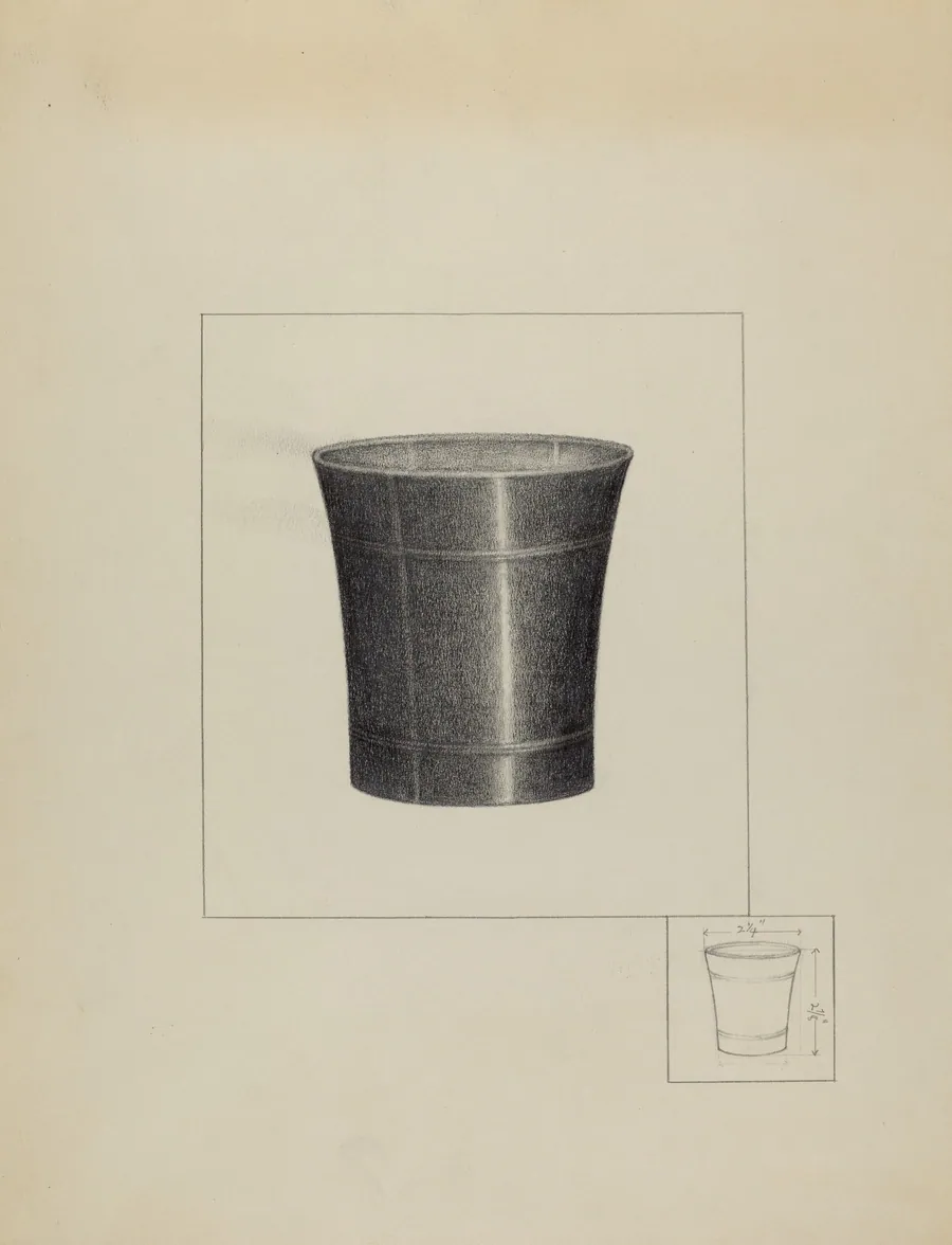 Pewter Beaker by Arthur Johnson