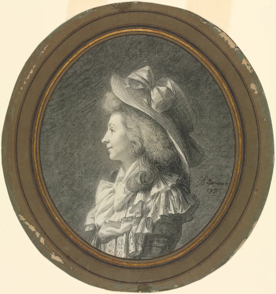 Woman in Profile, Turned to the Left by Henri-Pierre Danloux
