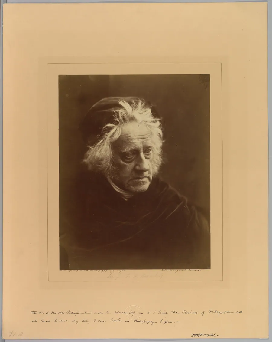 Sir John Herschel by Julia Margaret Cameron