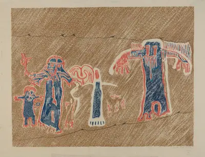 Petroglyph - Human Figures