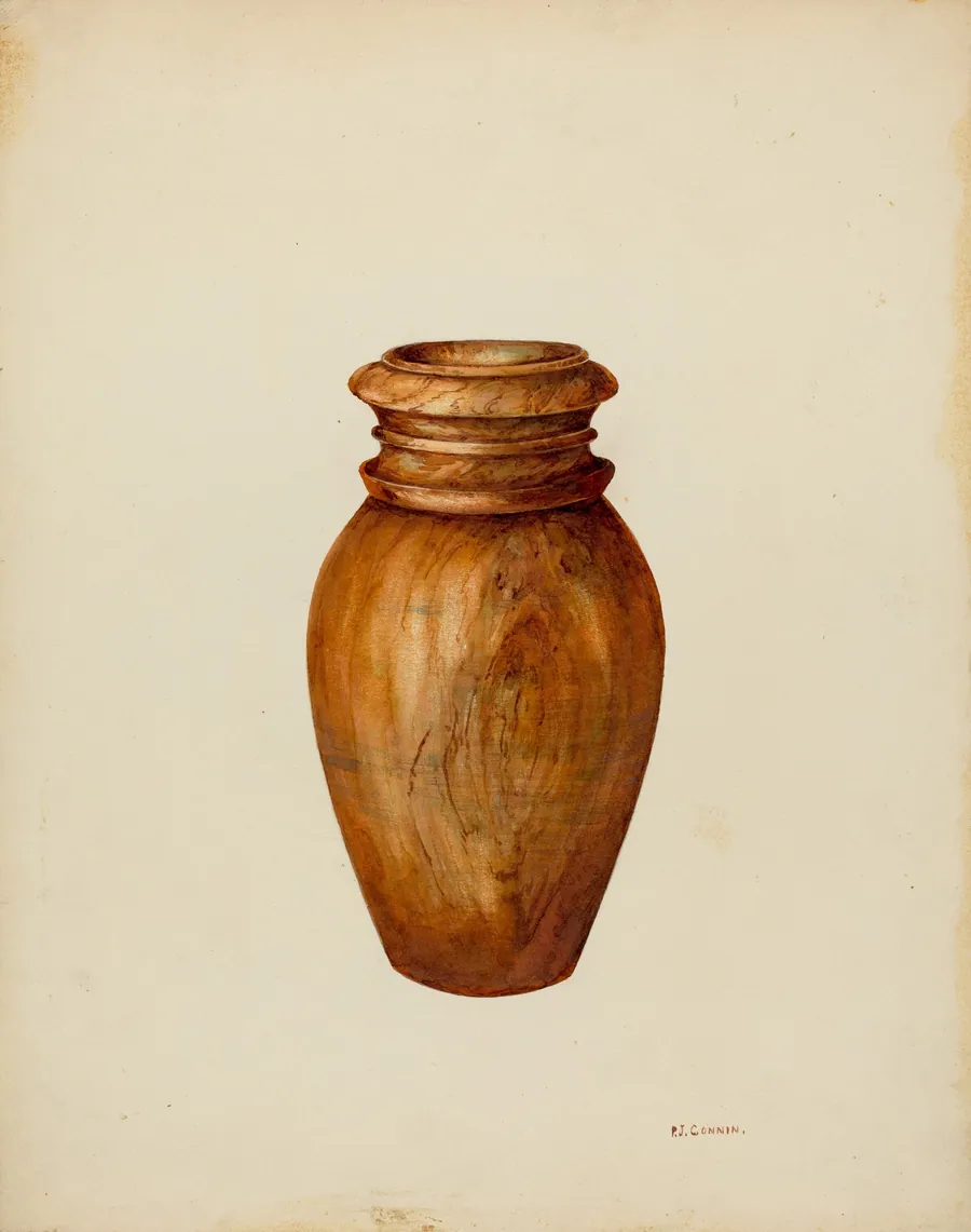 Maple Vase by Peter Connin