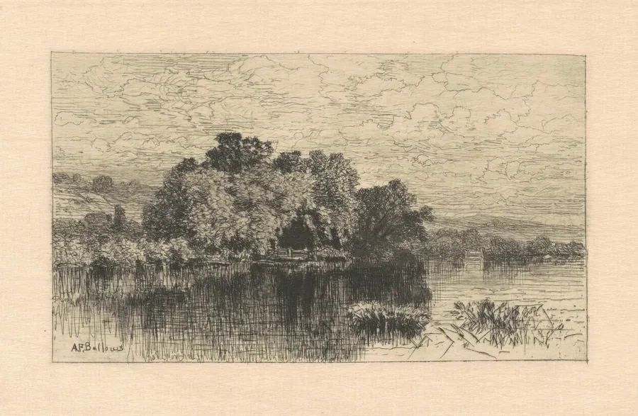 Mill Pond at Windsor, Connecticut by Albert Fitch Bellows