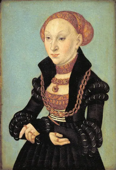 Portræt af kurfyrstinde Sibylla af Sachsen (1510-1569)