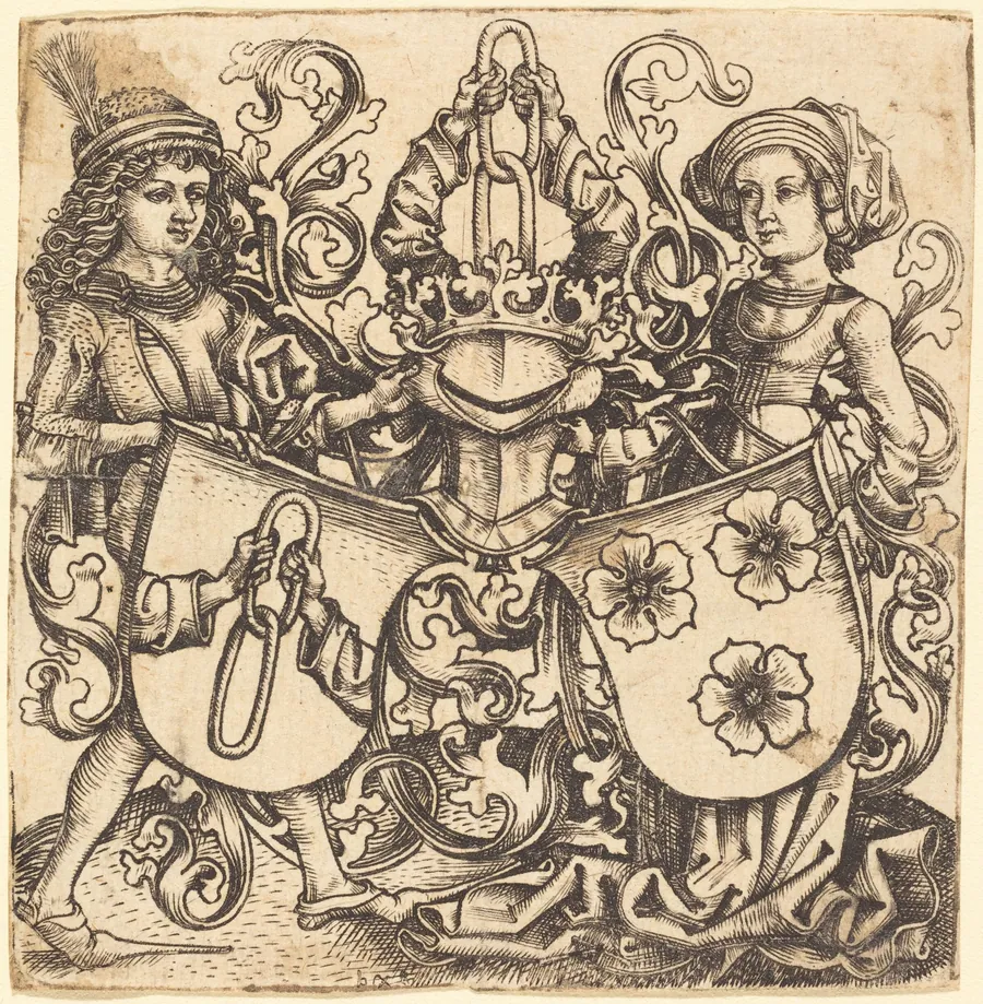 Arms of Rohrbach and Holzhausen by Master bg