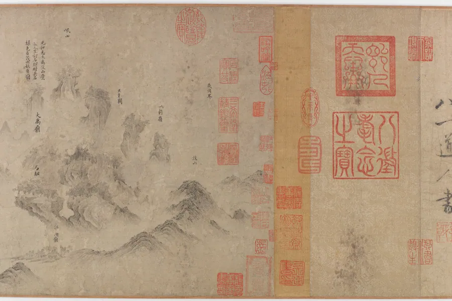 The Shu River 蜀川圖 by Traditionally attributed to Li Gonglin (傳)李公麟 (ca. 1049-1106)