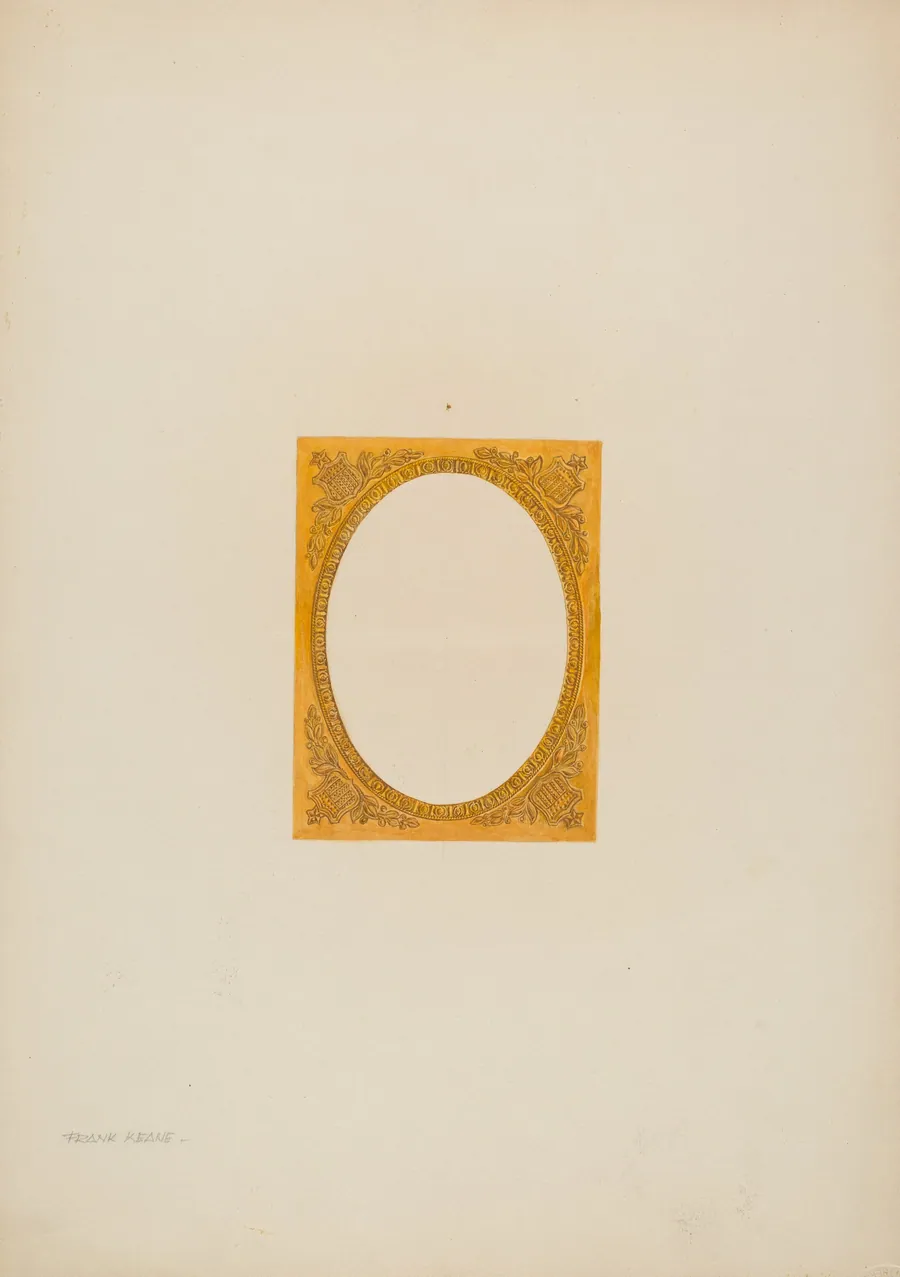 Metal Frame Daguerreotype (Brass) by Frank M. Keane