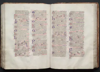 The Gotha Missal: Fol. 112r, Text