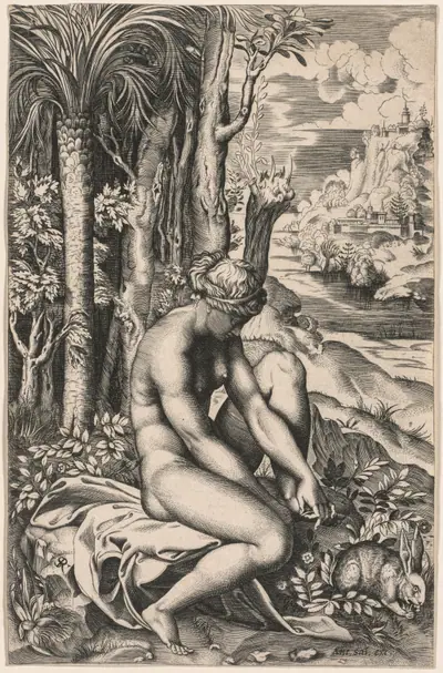 Venus Wounded by a Rose's Thorn