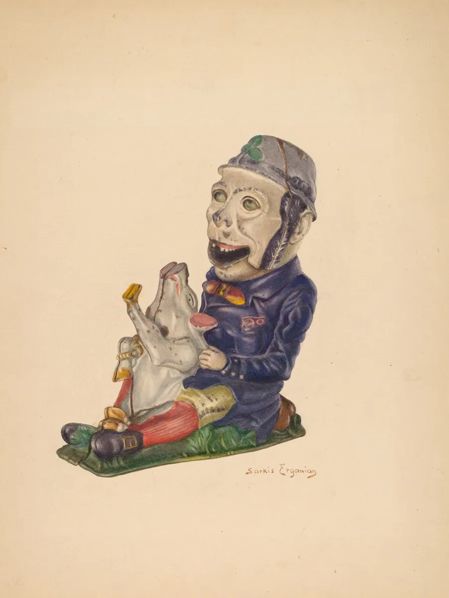 Toy Bank: "Paddy and the Pig" by Sarkis Erganian