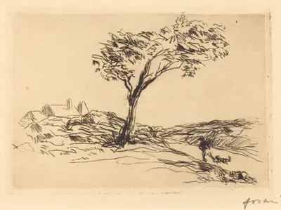 Paysage des environs de Versailles (Landscape in the Neighborhood of Versailles)
