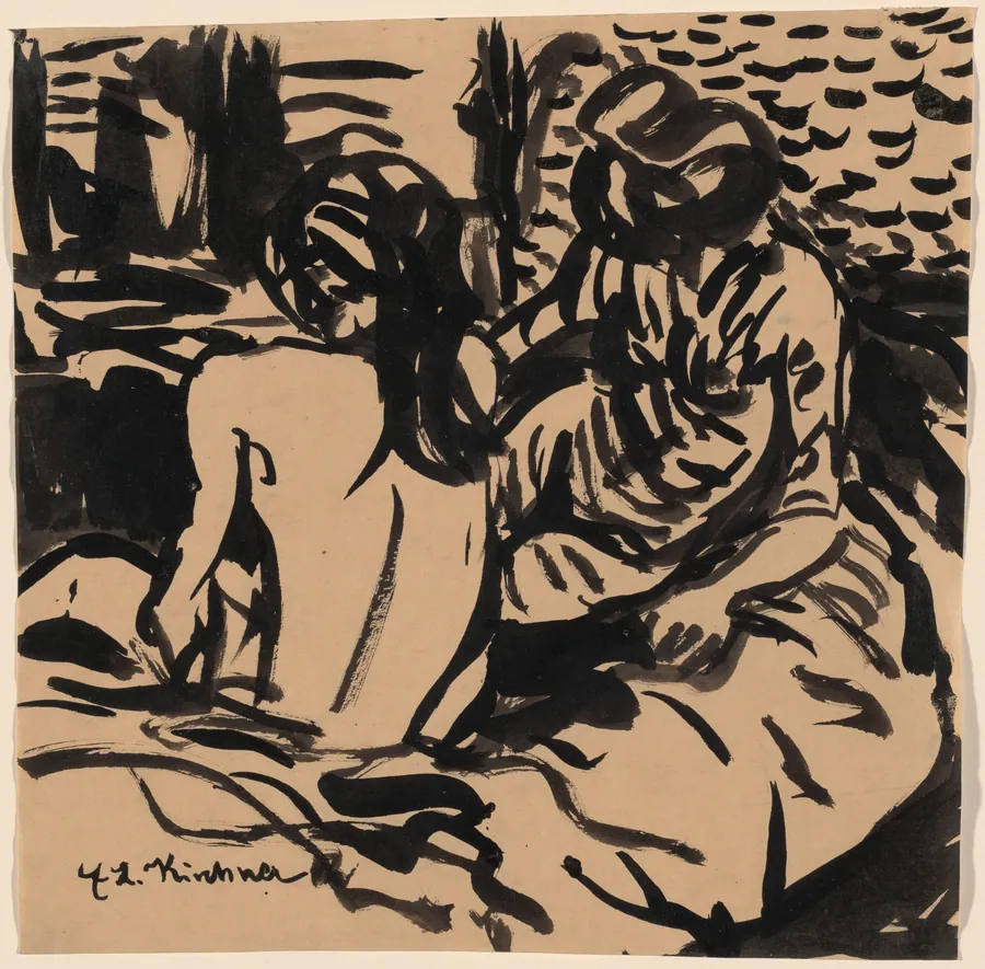 Two Women in the Room (Zwei Frauen im Raum) by Ernst Ludwig Kirchner