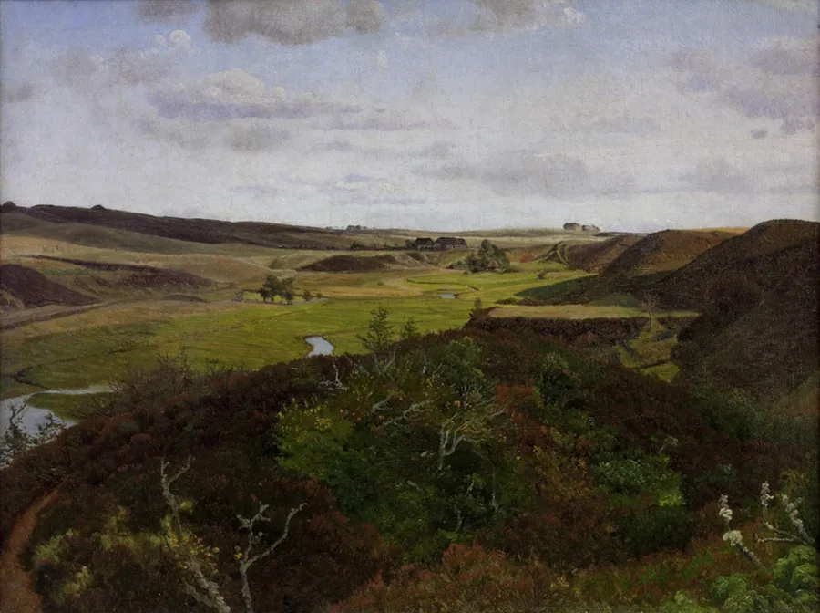 Dollerup Bakker i nærheden af Hald by Vilhelm Kyhn