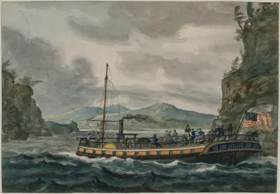 Steamboat Travel on the Hudson River