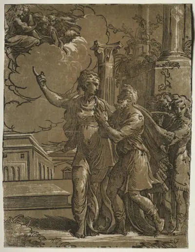 Tiburtine Sibyl and the Emperor Augustus