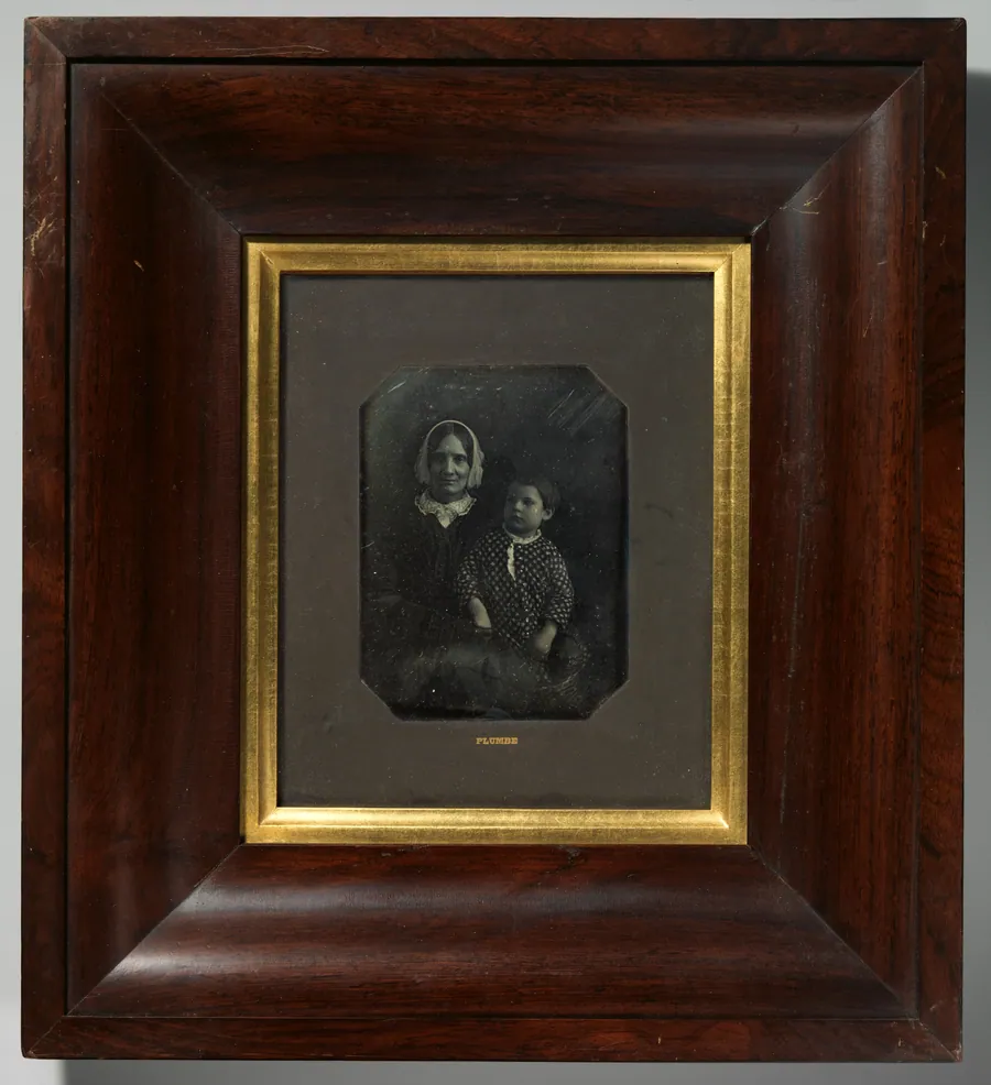 Elizabeth Page Bakewell and her Grandson, Frank B. James by John Plumbe Jr.