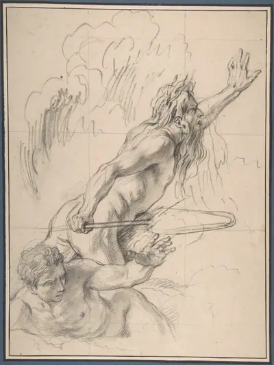 River God and Another Male Figure