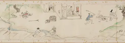 Miracles performed by the bodhisattva Jizo (copy of a section of a handscroll)