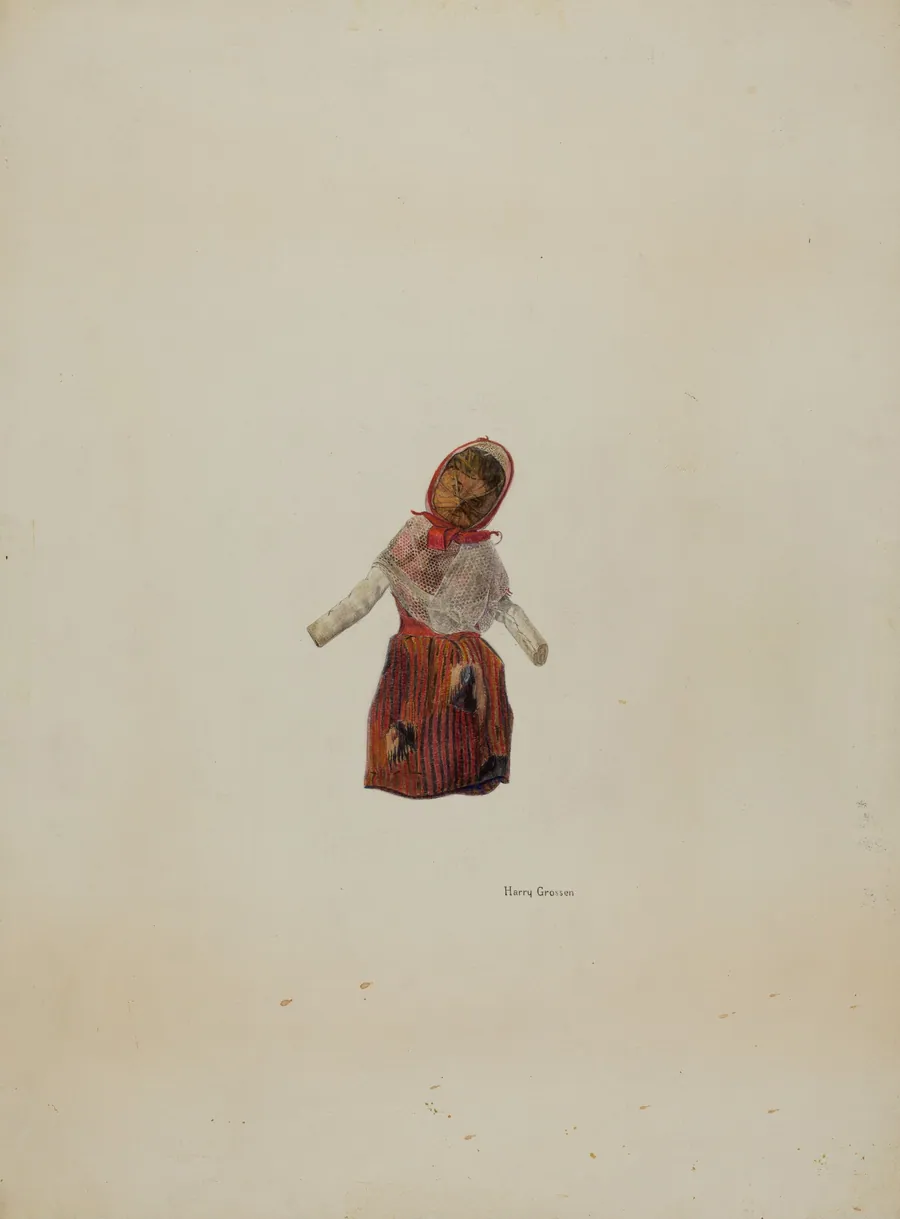 Hickory Nut Doll by Harry Grossen
