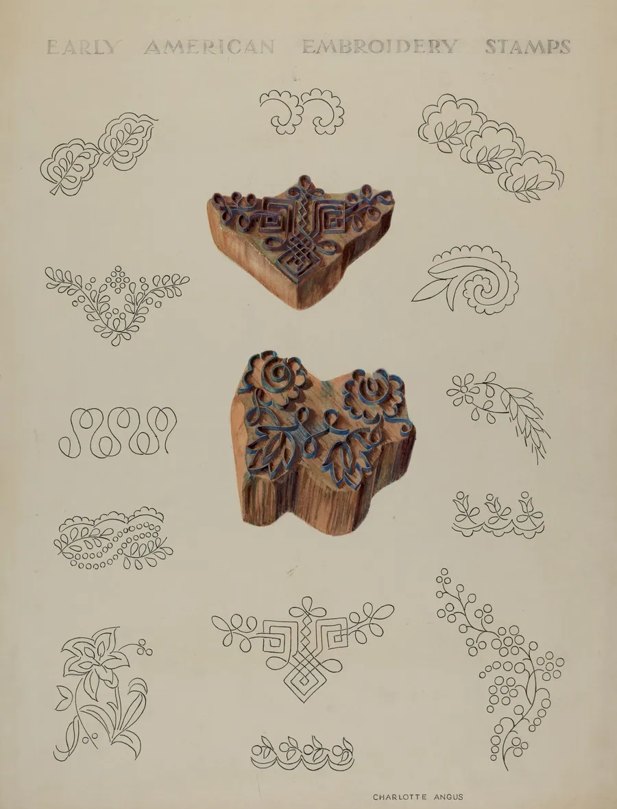 Stamps for Embroidery by Charlotte Angus