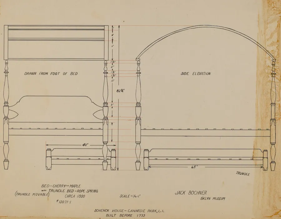 Bed and Trundle Bed by Jack Bochner