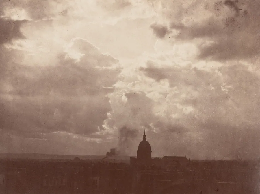 Cloud Study over the Pantheon, Paris by Charles Marville