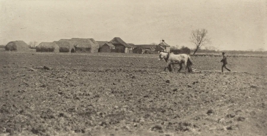 Marsh Farm in Early Spring by Peter Henry Emerson