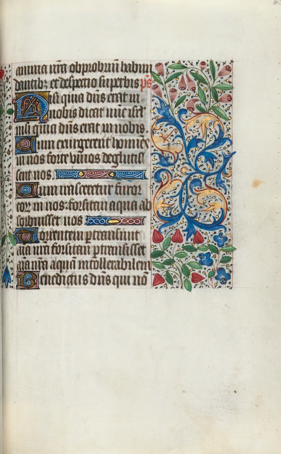 Book of Hours (Use of Rouen): fol. 65r by Master of the Geneva Latini