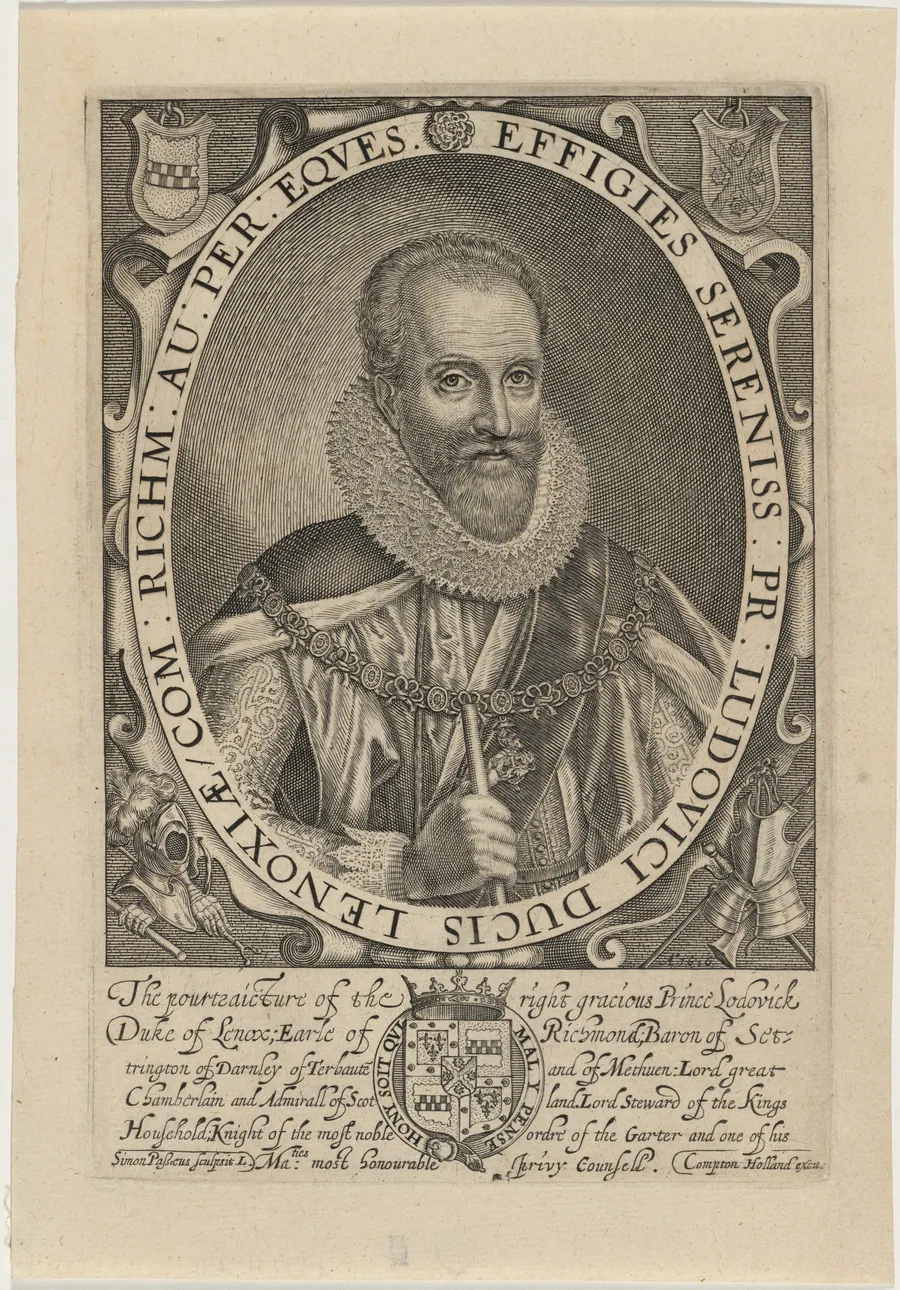 Ludovic Stuart, Duke of Lennox and Richmond by Simon van de Passe