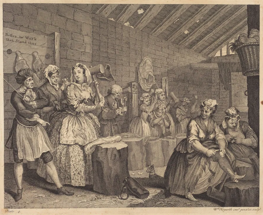 A Harlot's Progress: pl.4 by William Hogarth